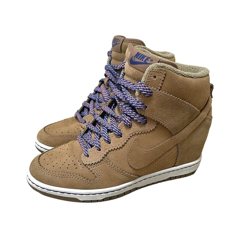 Nike Dunk Sky Hi Suede Wedge Sneakers